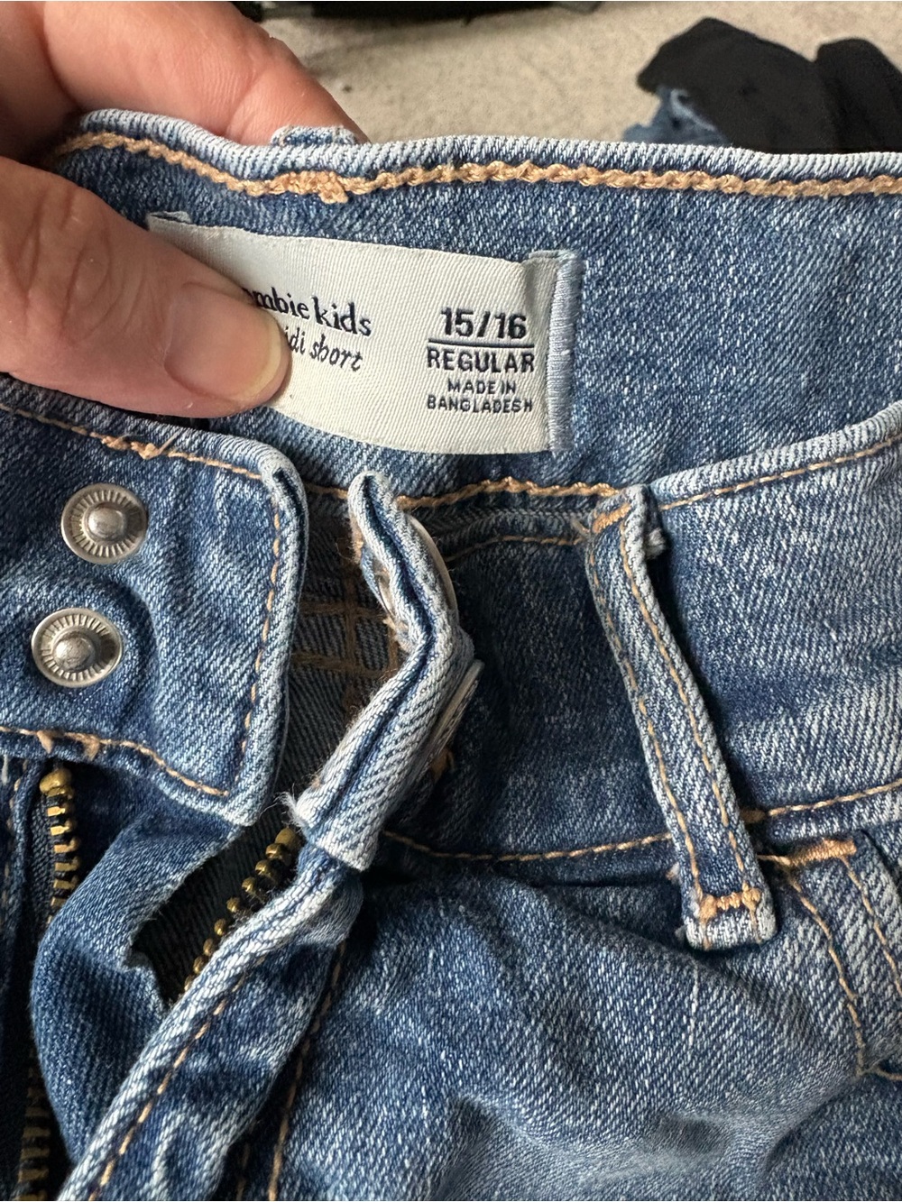 abercrombie kids Blue Denim Shorts